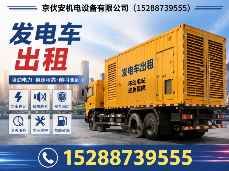 三门峡静音发电车租赁展示图