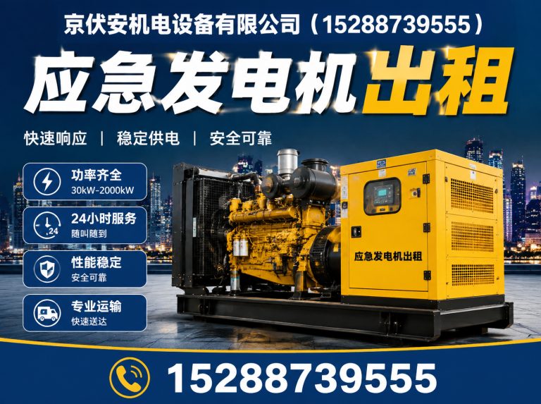 三门峡发电车租赁展示图